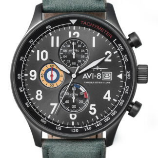 AVI-8 AV-4011-0D Hawker Hurricane Chronograph Herrenuhr 42mm 5ATM*
