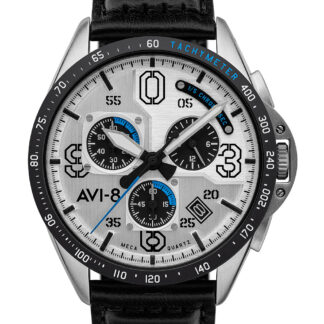 AVI-8 AV-4077-01 P-51 Mustang Chronograph Herrenuhr 43mm 5ATM*