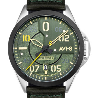 AVI-8 AV-4086-03 P-51 Mustang Automatik Herrenuhr 43mm 5ATM*