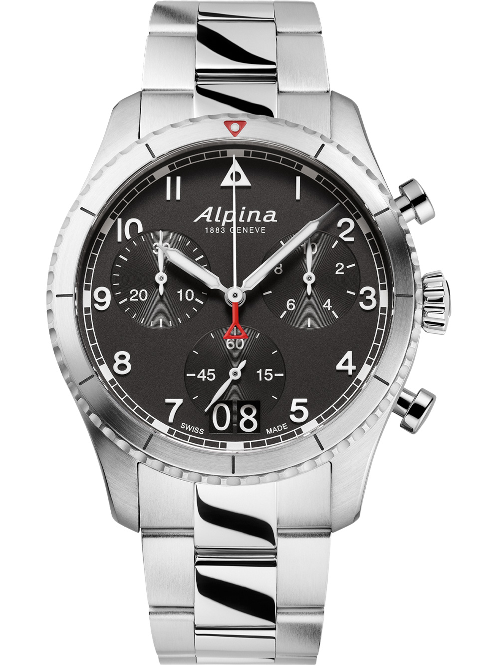 Alpina AL-372BW4S26B Startimer Pilot Herrenuhr*
