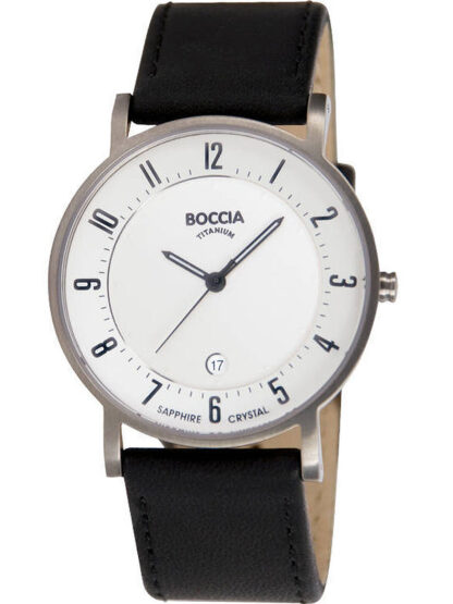 Boccia 3533-03 Herrenuhr Titanium 37mm 5ATM*