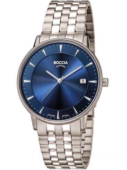 Boccia 3607-03 Herrenuhr Titanium 39mm 5ATM*