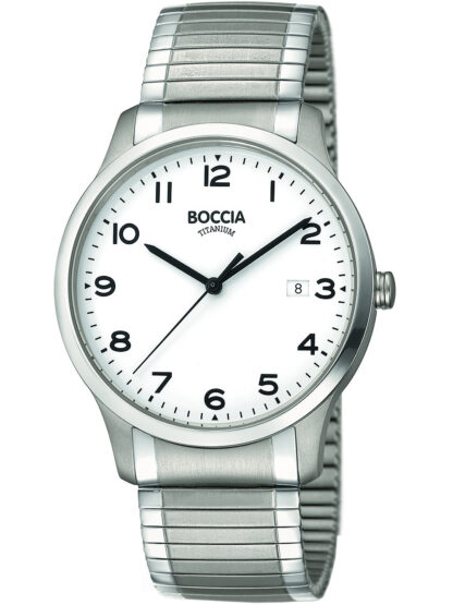 Boccia 3616-01 Herrenuhr Zugband Titanium 39mm 5ATM*