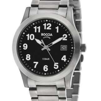 Boccia 3619-03 Herrenuhr Titanium 40mm 5ATM*