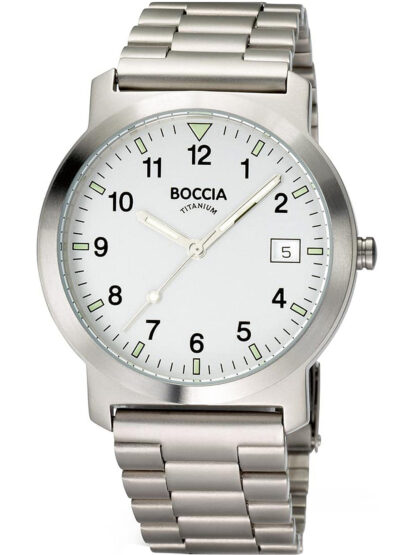 Boccia 3630-01 Herrenuhr Titanium 37mm 5ATM*