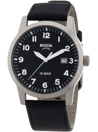 Boccia 3631-01 Herrenuhr Titanium 38mm 10ATM*