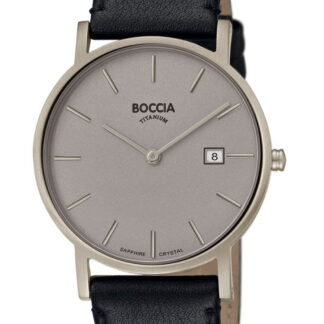 Boccia 3637-01 Herrenuhr Titanium 37mm 5ATM*