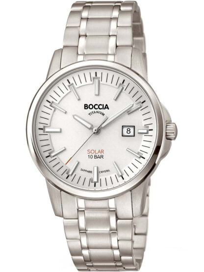 Boccia 3643-03 Herrenuhr Solar Titanium 39mm 10ATM*