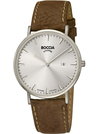 Boccia 3648-01 Herrenuhr Titanium 39mm 3ATM*