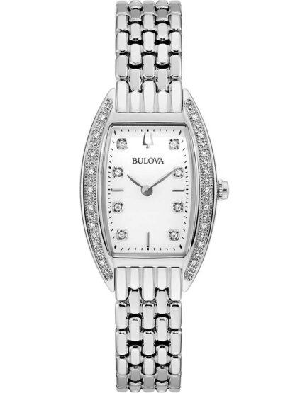 Bulova 96R244 Diamantuhr (24) Damenuhr 24mm 3ATM*