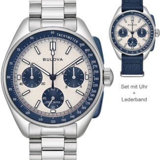 Bulova 98K112 Lunar Pilot Special Edit. Chronograph Herrenuhr 44mm 5ATM*