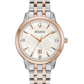 Bulova 98P213 Sutton Damenuhr 31mm 3ATM*