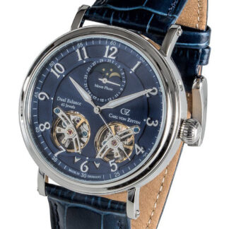 Carl von Zeyten CVZ0054BLS Murg Mondphase Automatik Herrenuhr 46mm 5ATM*