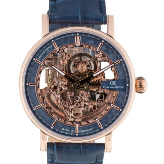 Carl von Zeyten CVZ0078RBLS Weitenau Automatik Herrenuhr 44mm 5ATM*