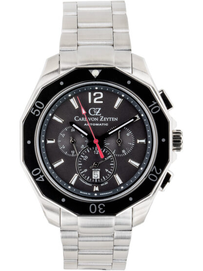 Carl von Zeyten CVZ0079GYMS Hausach Automatik Herrenuhr 46mm 10ATM*