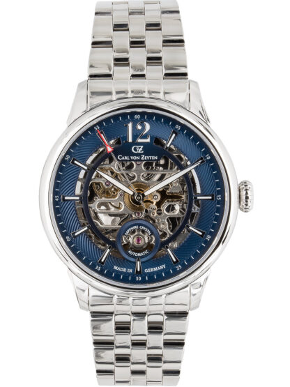 Carl von Zeyten CVZ0080BLMS Schramberg Automatik Herrenuhr 43mm 5ATM*