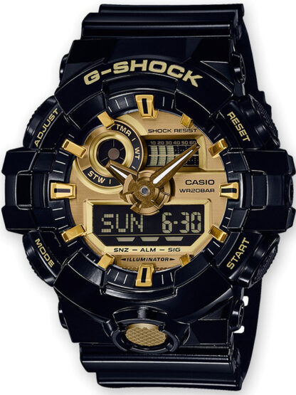 Casio GA-710GB-1AER G-Shock Herrenuhr 53mm 20ATM*