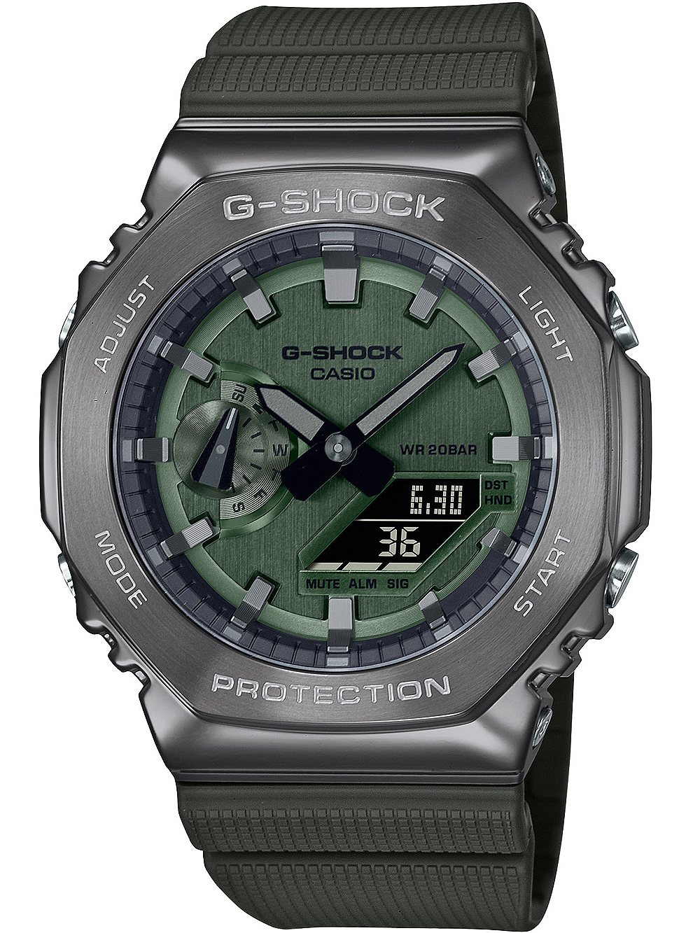 Casio GM-2100B-3AER G-Shock Herrenuhr 44mm 20ATM*