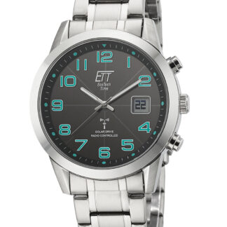 ETT EGS-11500-22M Solar drive Funkuhr Basic Herrenuhr 41mm 5ATM*