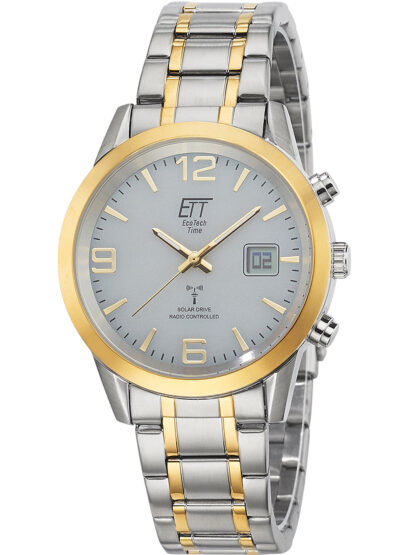ETT EGS-11501-42M Solar drive Funkuhr Basic Herrenuhr 41mm 5ATM*