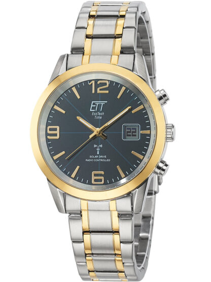 ETT EGS-11502-32M Solar drive Funkuhr Basic Herrenuhr 41mm 5ATM*