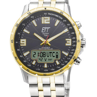 ETT EGS-11553-21M Solar Drive Funk Professional Herrenuhr 43mm 10ATM*