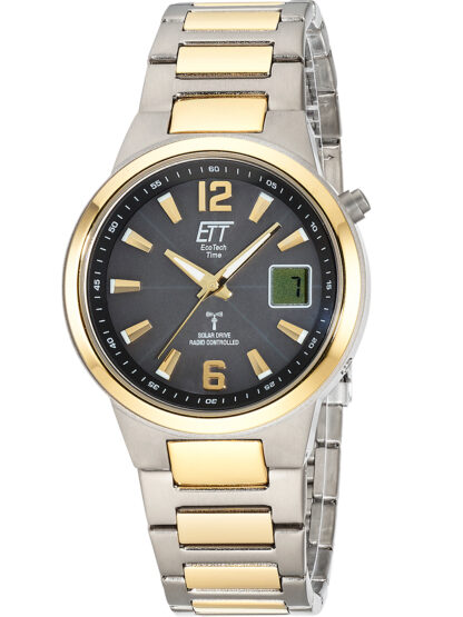 ETT EGT-11468-21M Solar Drive Funkuhr Everest II Titan Herrenuhr 41mm 5ATM*