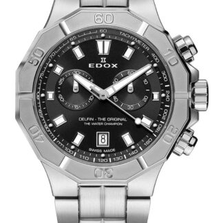 Edox 10113-3M-NIN Delfin Chronograph Herrenuhr 43mm 20ATM*