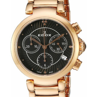 Edox 10220-37RM-NIR LaPassion Chronograph Damenuhr 35mm 5ATM*