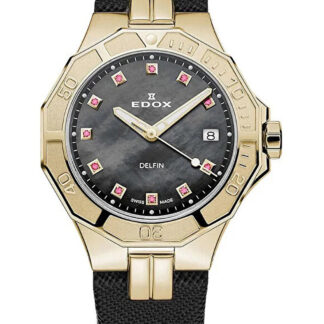 Edox 53020-37JC-NANRUD Delfin Diver Damenuhr 38mm 20ATM*