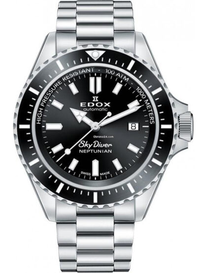 Edox 80120-3NM-NIN Skydiver Neptunian Automatik Herrenuhr 44mm 100ATM*