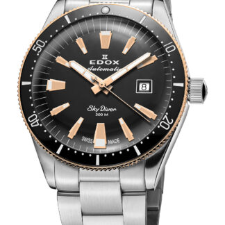 Edox 80126-357RNM-NIRB Skydiver Automatik Limited Edition Herrenuhr 42mm*