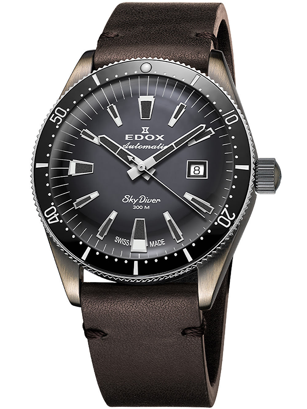 Edox 80126-3VIN-GDN Skydiver Automatik Limited Edition Herrenuhr 42mm 30ATM*