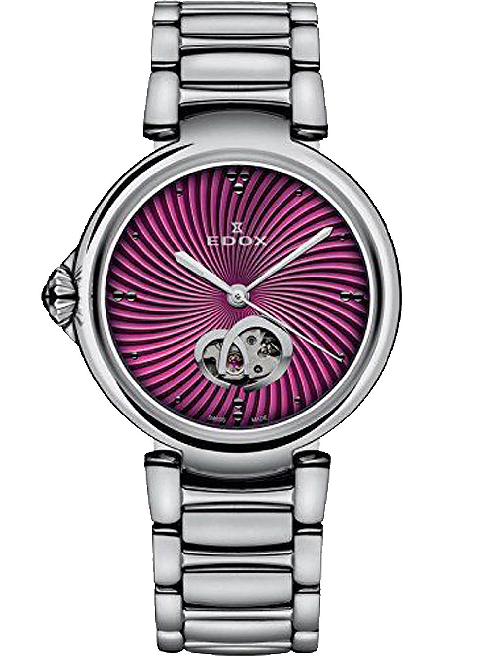Edox 85025-3M-ROIN LaPassion Automatik Damenuhr 33mm 5ATM*