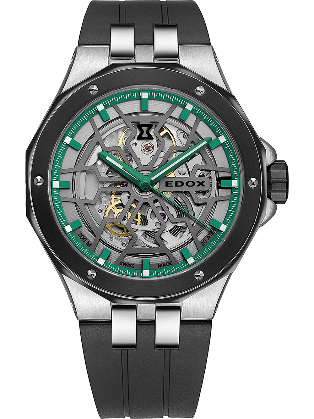 Edox 85303-3NN-VB Delfin Mecano Automatik Herrenuhr 43mm 20ATM*