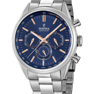 Festina F16820/A Timeless Chronograph Herrenuhr 44mm 5ATM*