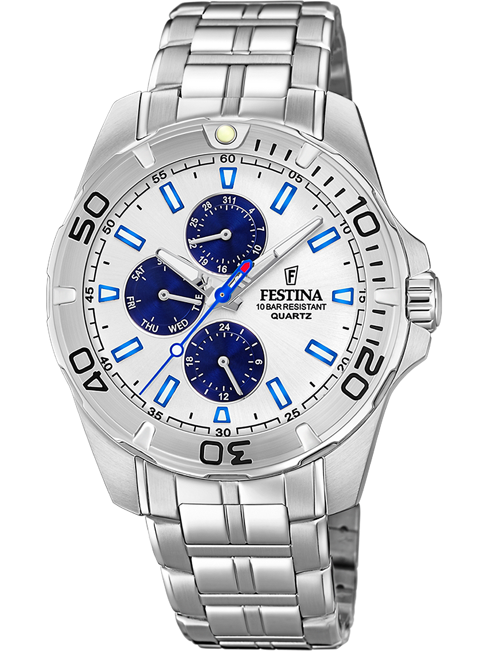 Festina F20445/1 Sport Herrenuhr 43mm 10ATM*