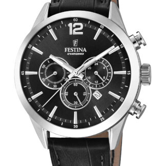 Festina F20542/5 Timeless Chronograph Herrenuhr 44mm 5ATM*
