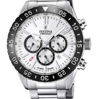 Festina F20575/1 Chronograph Keramik Herrenuhr 44mm*