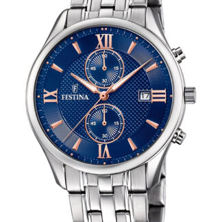 Festina F6854/6 Timeless Chronograph Herrenuhr 42mm 3ATM*
