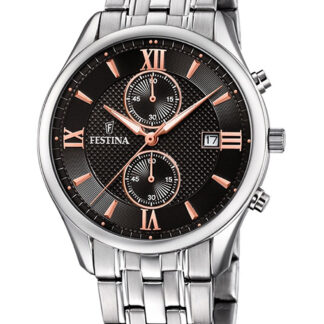 Festina F6854/7 Timeless Chronograph Herrenuhr 42mm 3ATM*