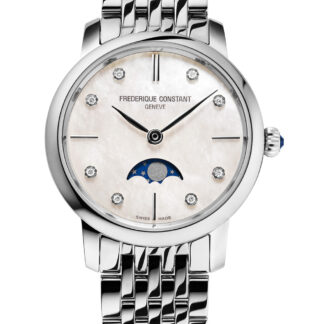 Frederique Constant FC-206MPWD1S6B Slimline Moonphase Damenuhr*