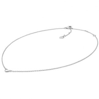 Gaura Pearls Halskette - Herzchen, 38-45 cm, 925 Silber*
