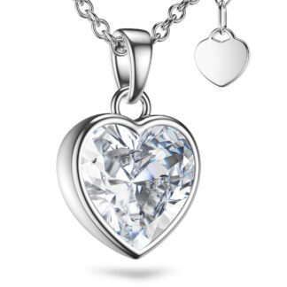 Halskette Damen 925 *Geburtstagsgeschenk* Freundin Frau Herzkette Silber 925 Muttertag Geschenke zum Jahrestag Frauen Ehefrau Kette Herz Damenkette*