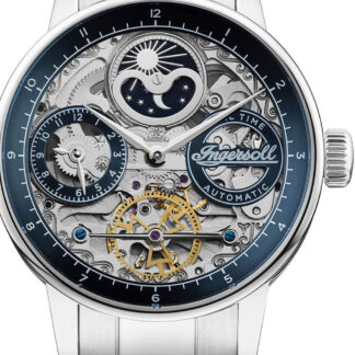 Ingersoll I07707 The Jazz Dual Time Automatik Herrenuhr 42mm 5ATM*