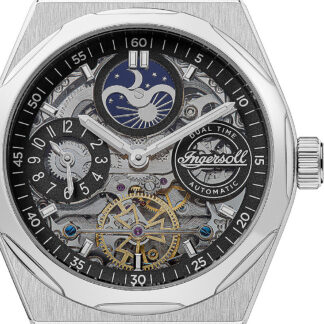 Ingersoll I12901 The Broadway Dual Time Automatik Herrenuhr 43mm 5ATM*