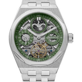 Ingersoll I12905 The Broadway Dual Time Automatik Herrenuhr 43mm*