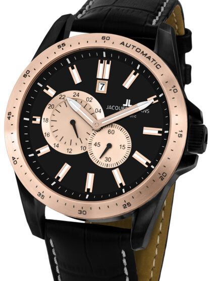 Jacques Lemans 1-1775F Liverpool Herrenuhr Automatik 48mm 10ATM*