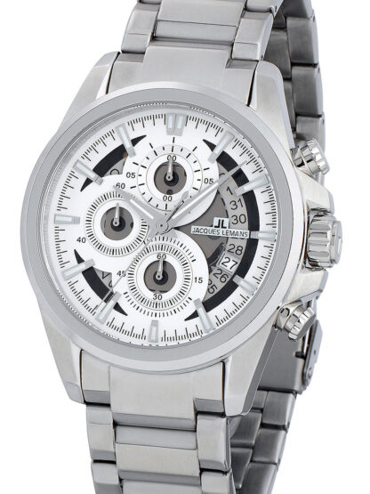 Jacques Lemans 1-1847F Liverpool Chronograph Herrenuhr 44mm 10ATM*