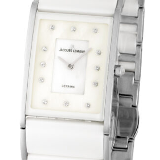 Jacques Lemans 1-1940G Dublin Keramik Damenuhr 24 x 28 mm*